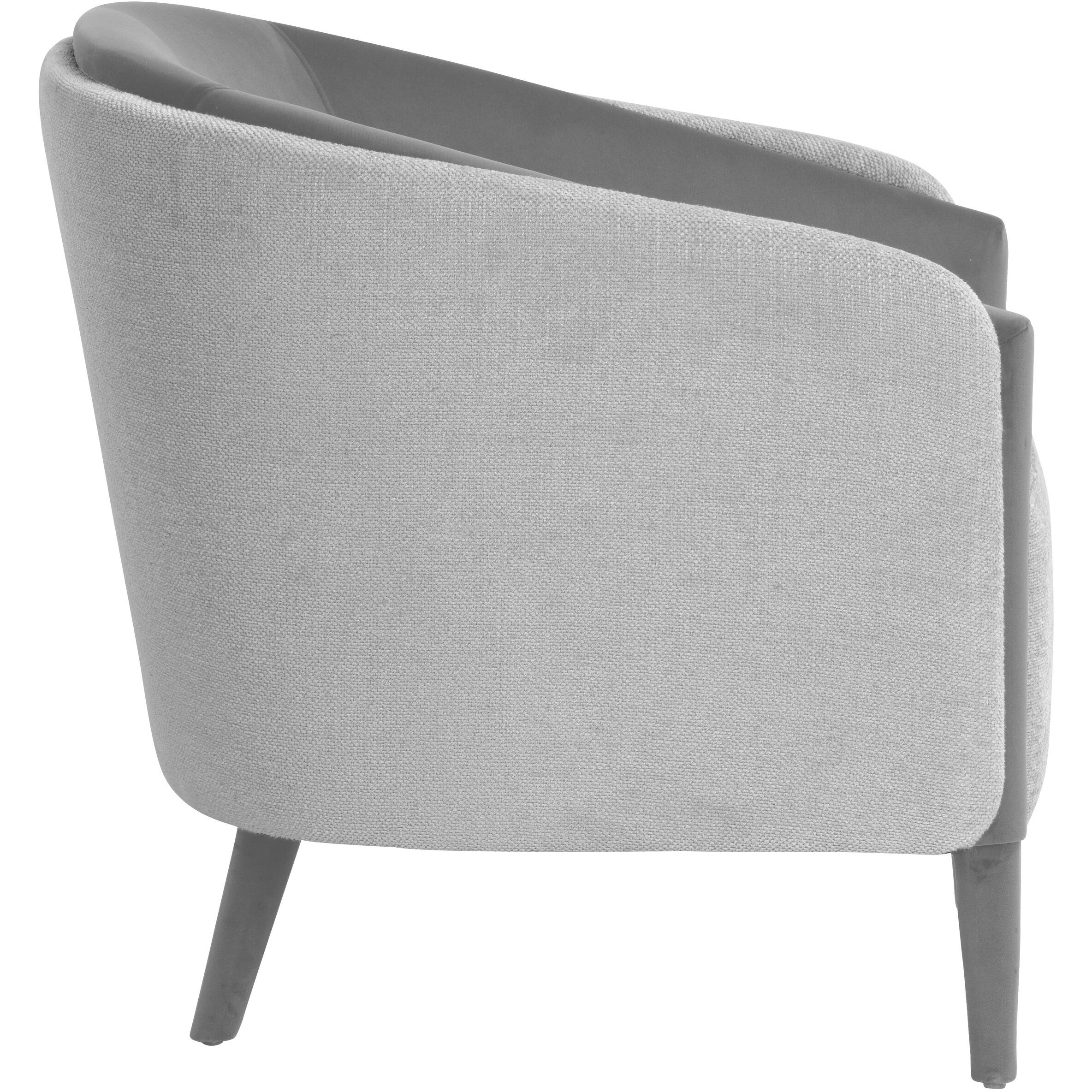 Sheva San Remo Winter Cloud / Antonio Charcoal Armchair